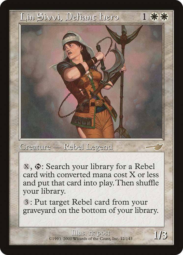 Lin Sivvi, Defiant Hero - Foil
