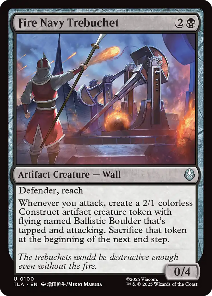 Fire Navy Trebuchet - Foil tla