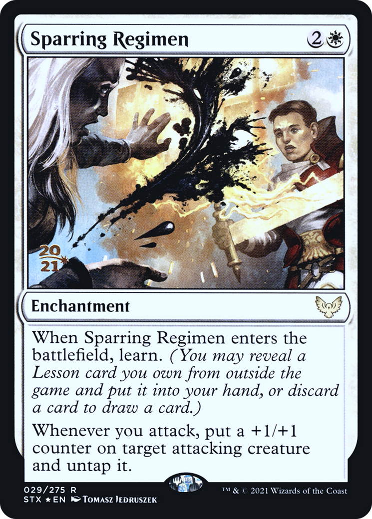 Sparring Regimen (029) (Prerelease) - Foil