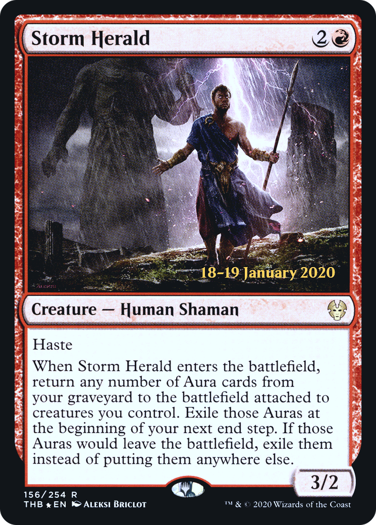 Storm Herald (156) (Prerelease) - Foil