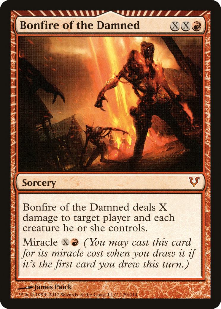Bonfire of the Damned - Foil