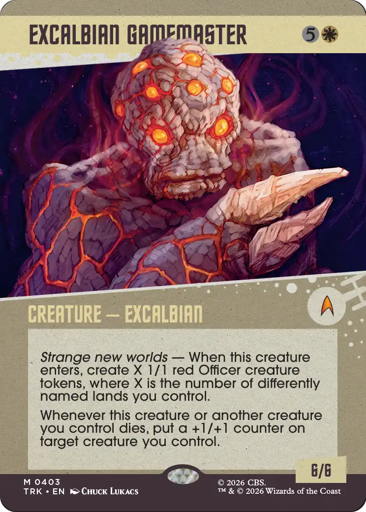 Excalbian Gamemaster (0403) (Showcase) (TRK)
