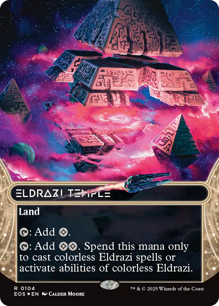 Eldrazi Temple (0104) (Borderless) - Galaxy Foil