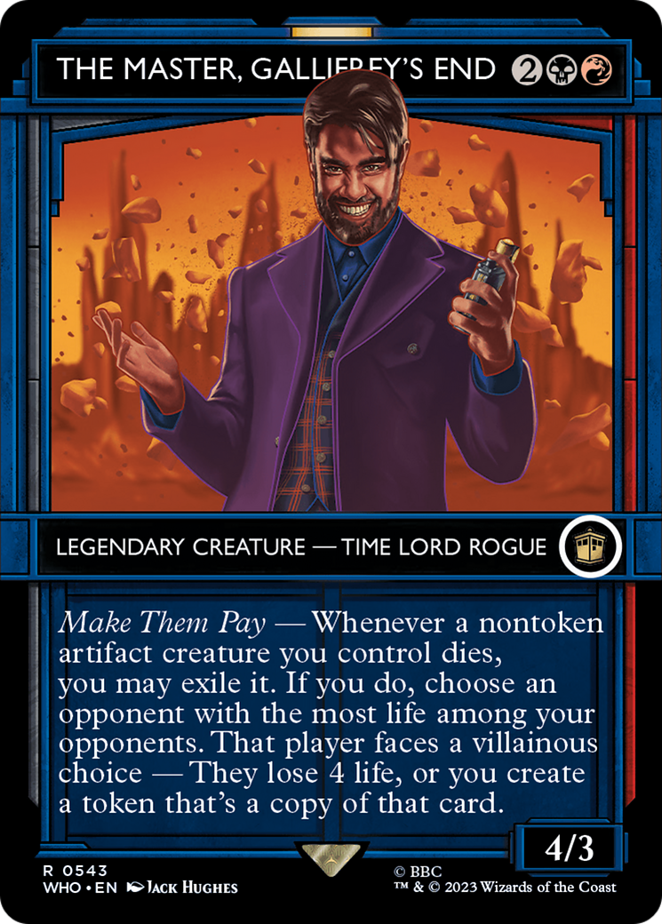 The Master, Gallifrey's End (0543) (Showcase) - Foil