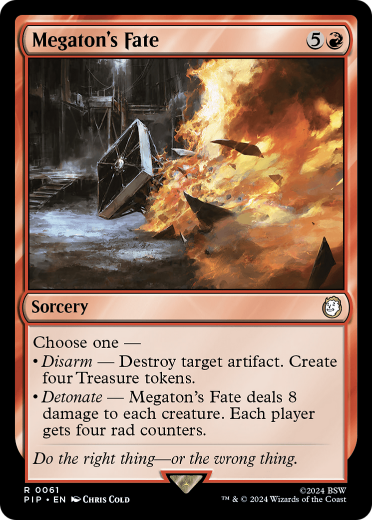 Megaton's Fate - Foil