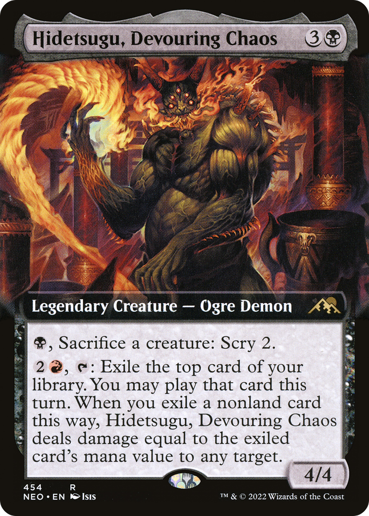Hidetsugu, Devouring Chaos (454) (Extended Art) - Foil