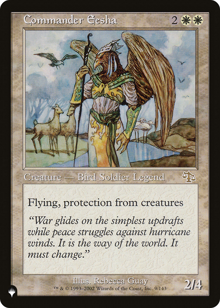 Commander Eesha (JUD-9) (Retro Frame) (PLST)
