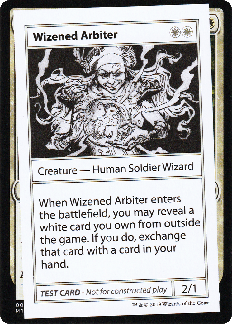 Wizened Arbiter (No PW Symbol)