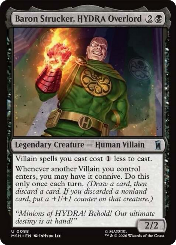Baron Strucker, HYDRA Overlord (MSH) - Foil