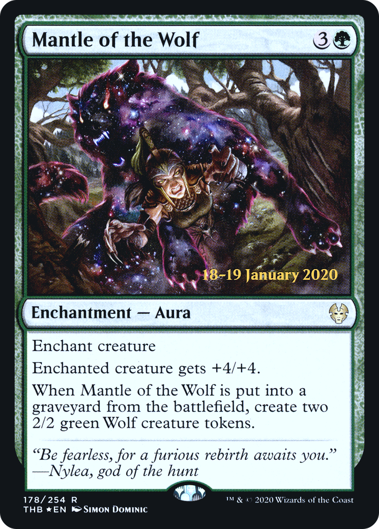 Mantle of the Wolf (178) (Prerelease) - Foil