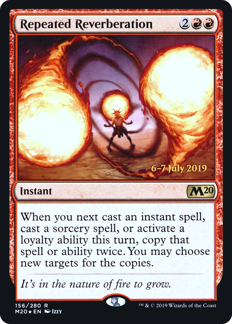 Repeated Reverberation (156) (Prerelease) - Foil