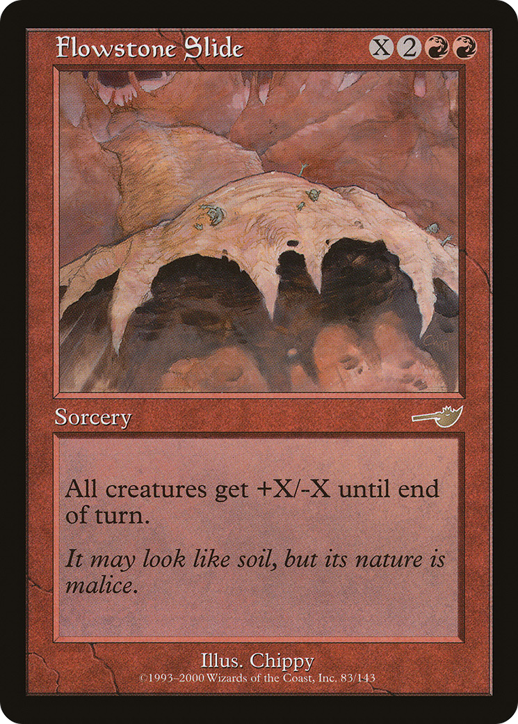Flowstone Slide - Foil