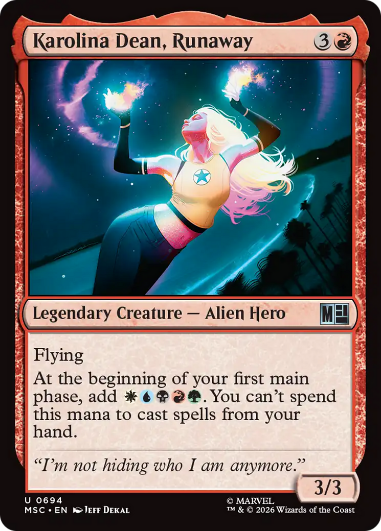 Karolina Dean, Runaway (MSC) - Foil