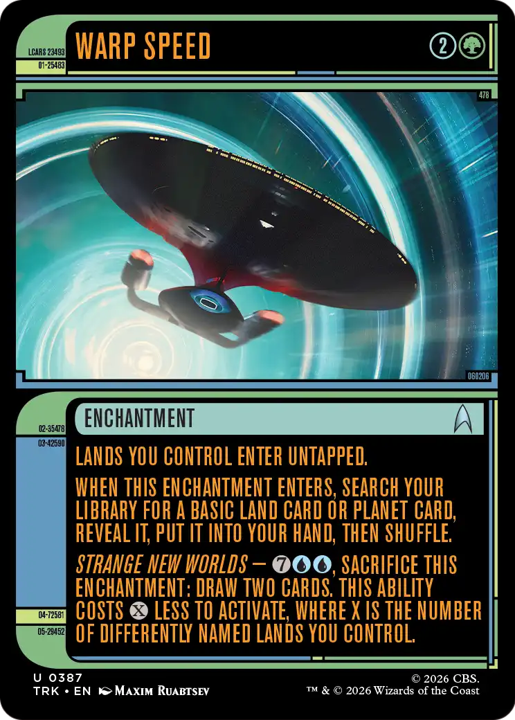 Warp Speed (0387) (Showcase) (TRK)