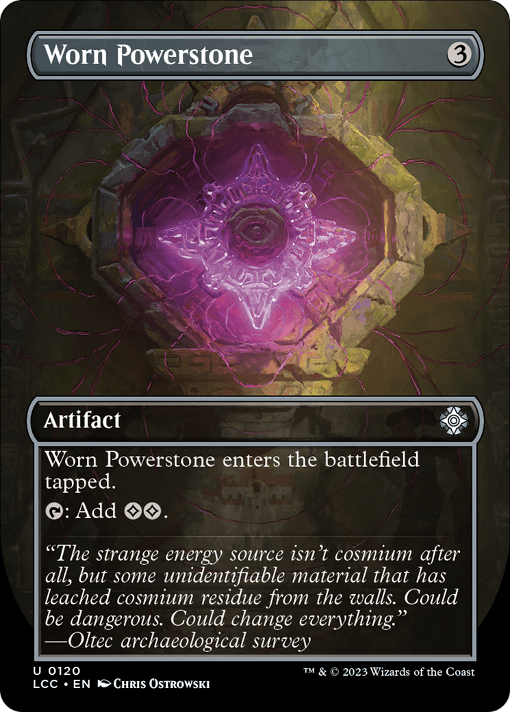 Worn Powerstone (0120) (Borderless) - Foil