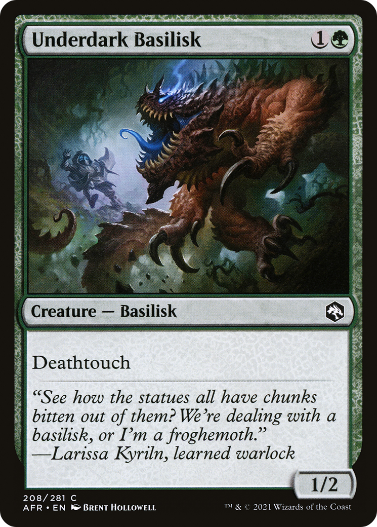 Underdark Basilisk - Foil