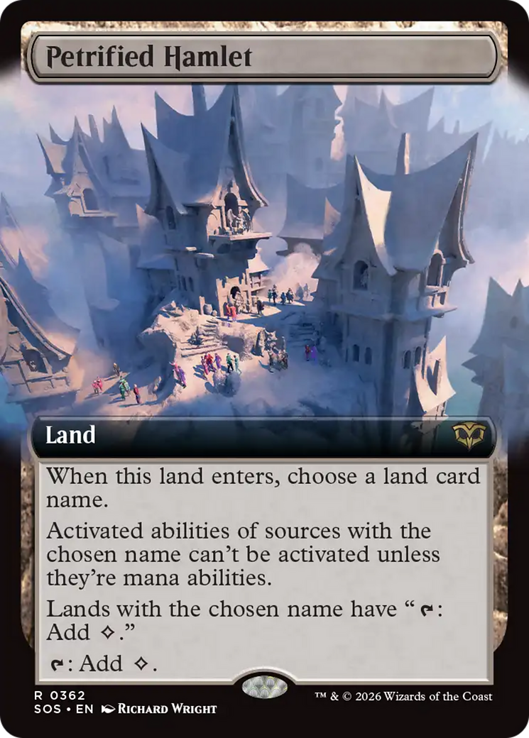 Petrified Hamlet (0362) (Extended Art) (SOS) - Foil