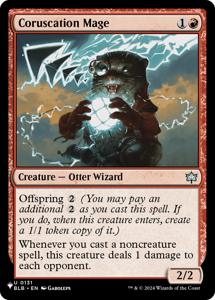 Coruscation Mage (BLB-131) (PLST)