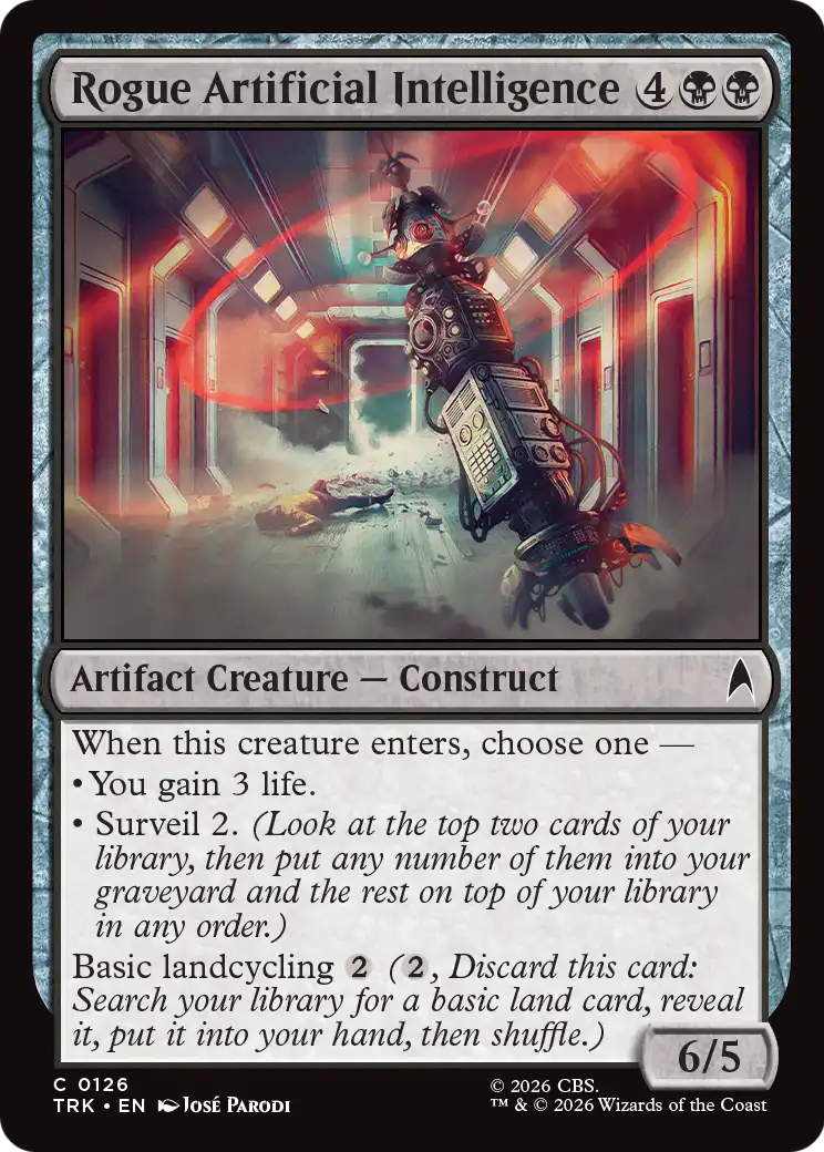 Rogue Artificial Intelligence (TRK)