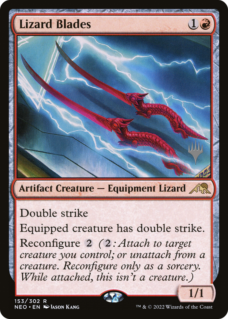Lizard Blades (153) (Promo Pack) - Foil