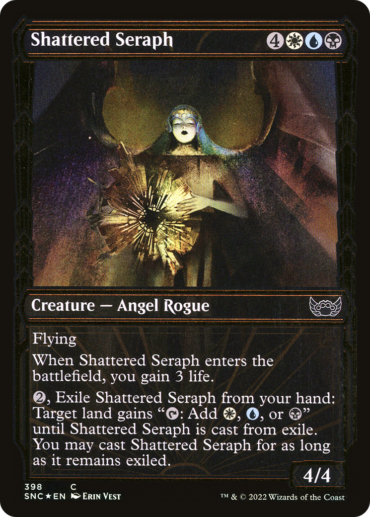 Shattered Seraph (398) (Showcase) - Gilded Foil