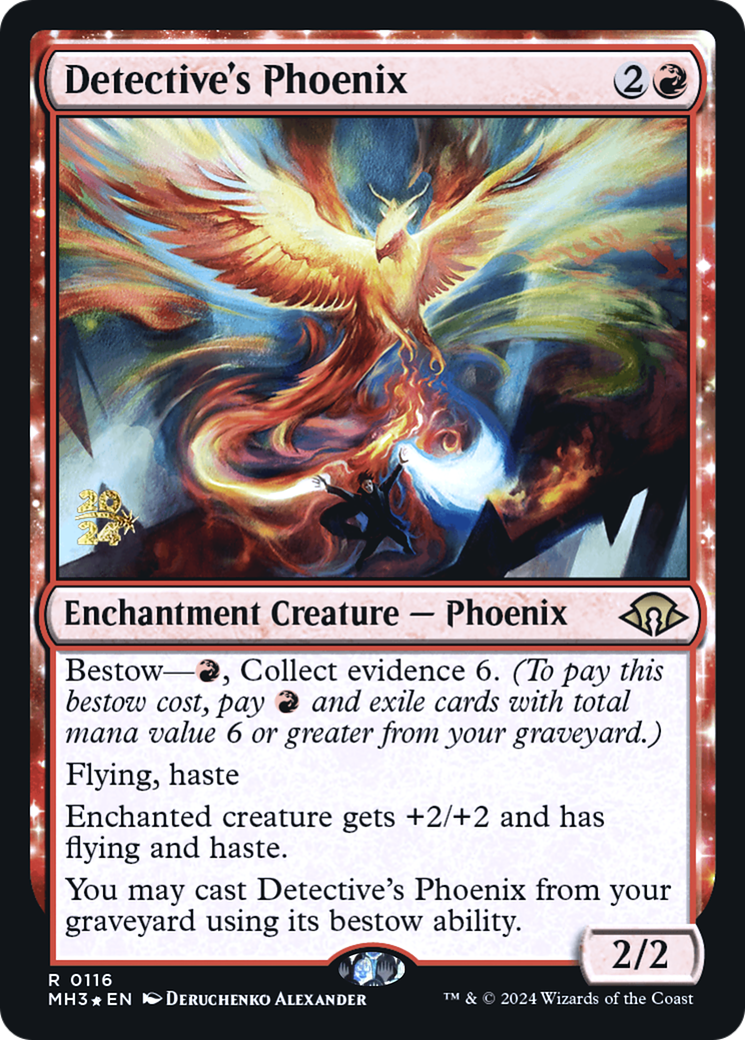 Detective's Phoenix (0116) (Prerelease) - Foil