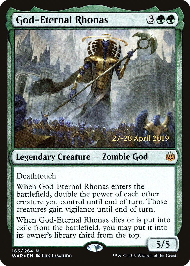 God-Eternal Rhonas (163) (Prerelease) - Foil
