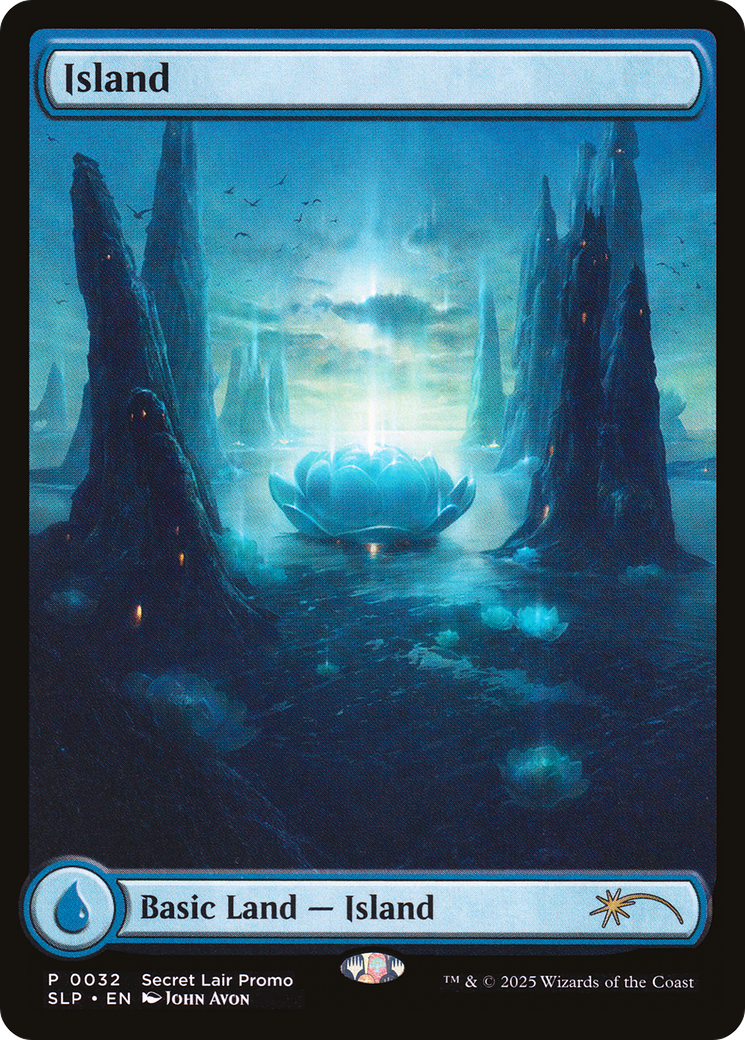 Island (0032) (Textless) - Foil
