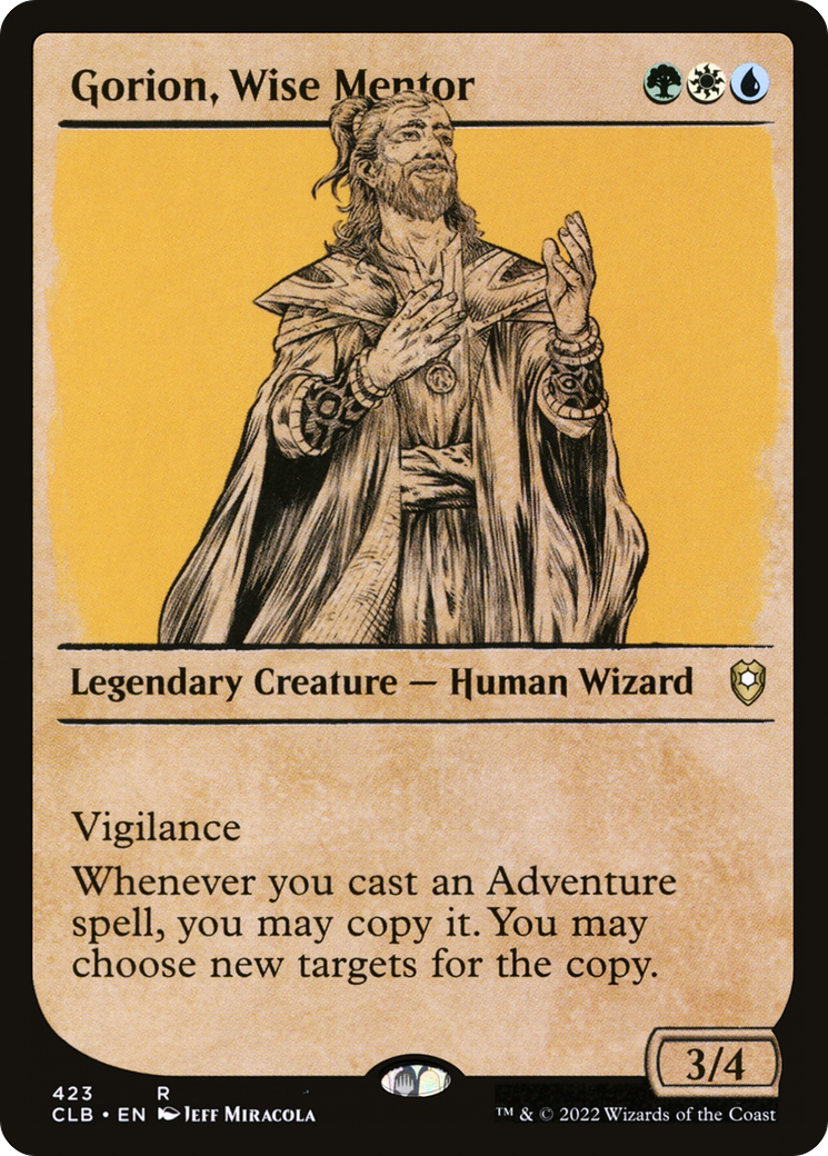 Gorion, Wise Mentor (423) (Showcase) - Foil
