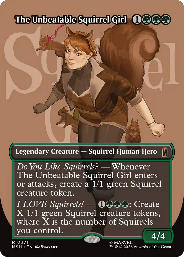 The Unbeatable Squirrel Girl (0371) (Borderless) (MSH)