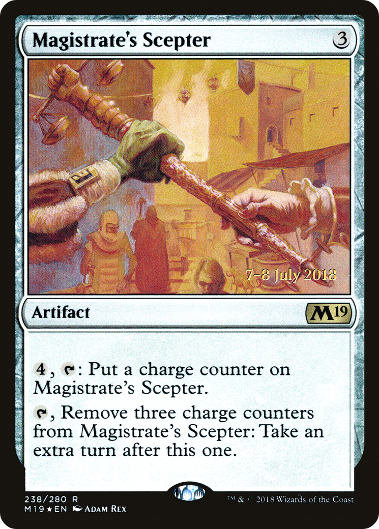 Magistrate's Scepter (238) (Prerelease) - Foil