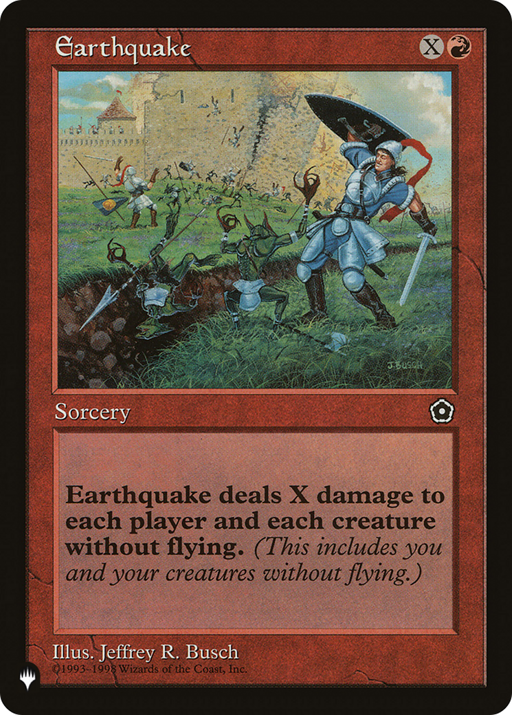 Earthquake (P02-94) (Retro Frame) (PLST)