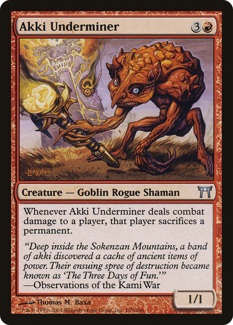 Akki Underminer - Foil