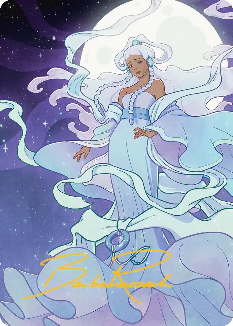Yue, the Moon Spirit (41/54) Art Card - Gold-Stamped Signature tla