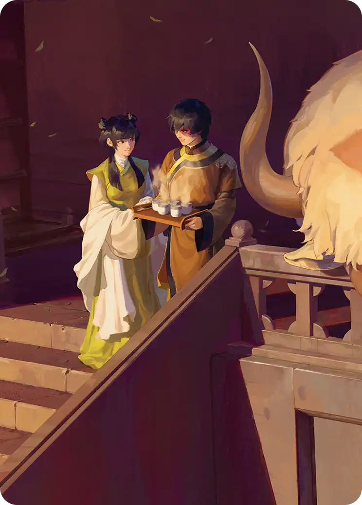 Mai and Zuko Art Card tla