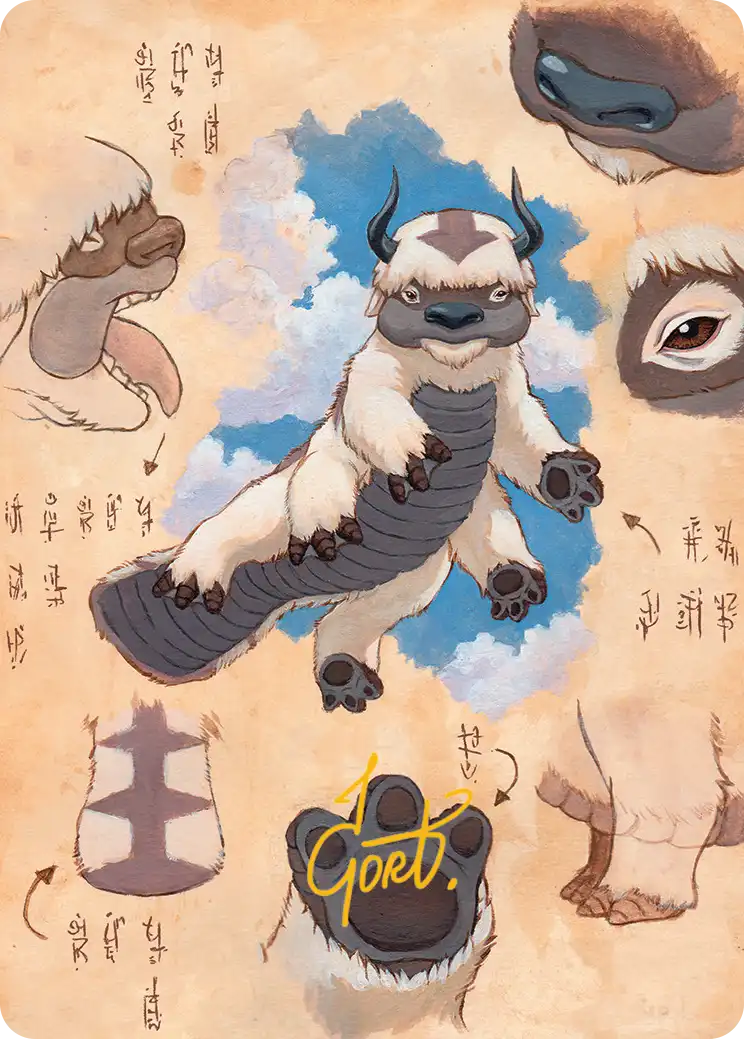 Appa, Steadfast Guardian (32/54) Art Card - Gold-Stamped Signature tla