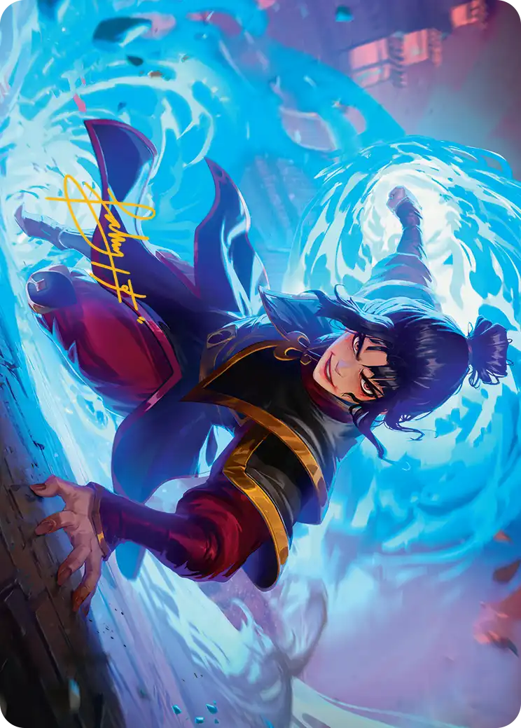 Fire Lord Azula (21/54) Art Card - Gold-Stamped Signature tla