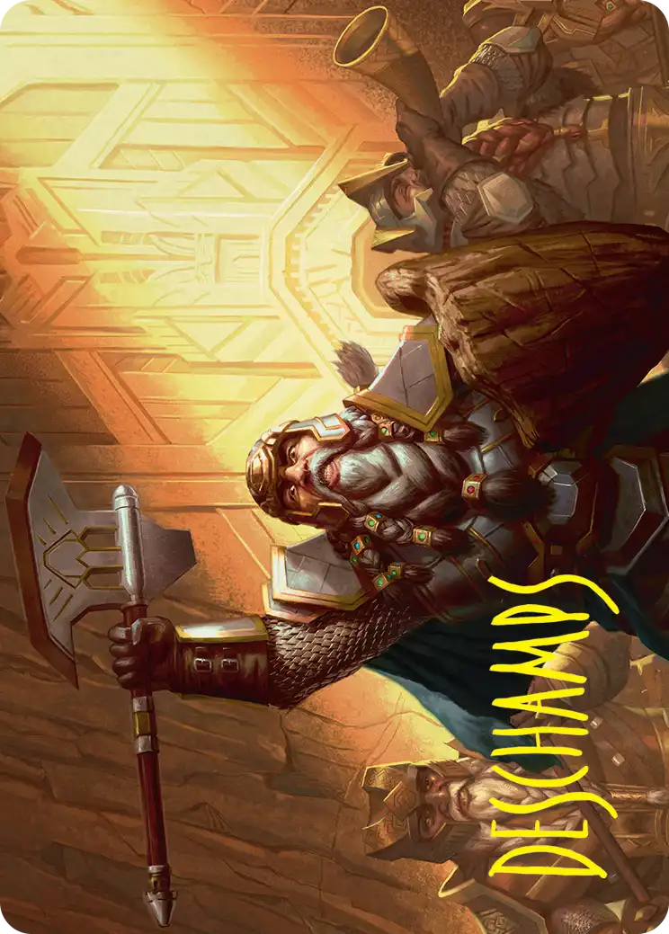 Thorin, Company's Leader (47/54) Art Card (HOB) - Gold-Stamped Signature