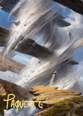 Plains (8/81) Art Card (AZNR) - Gold-Stamped Signature