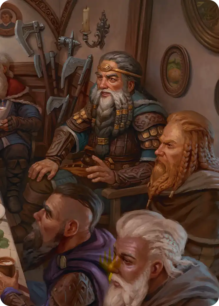 Thorin, King of Durin's Folk (03/12) Art Card (HOB)