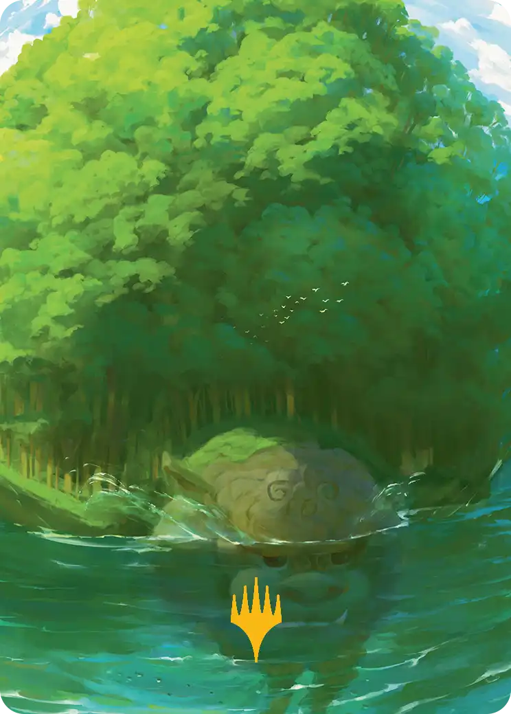 Forest (54/54) Art Card - Gold-Stamped Signature tla