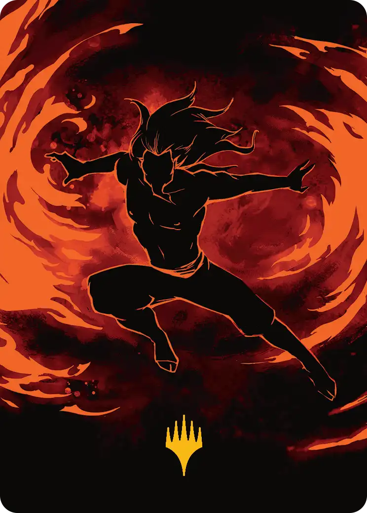 Ozai, the Phoenix King (39/54) Art Card - Gold-Stamped Signature tla