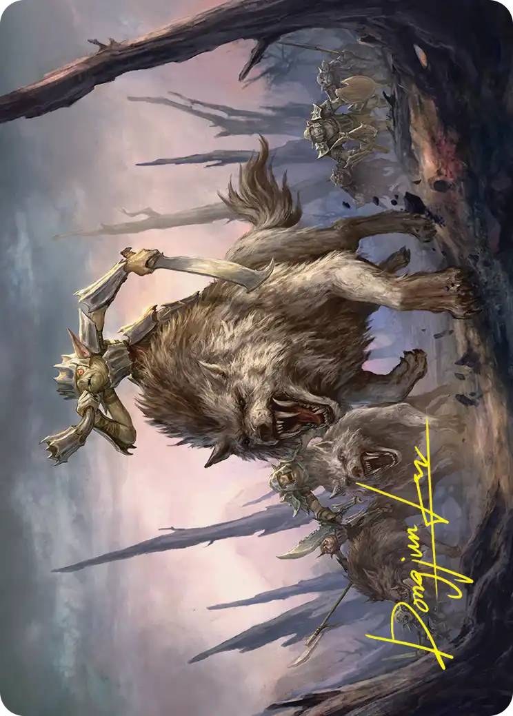 Signal the Onslaught (52/54) Art Card (HOB) - Gold-Stamped Signature