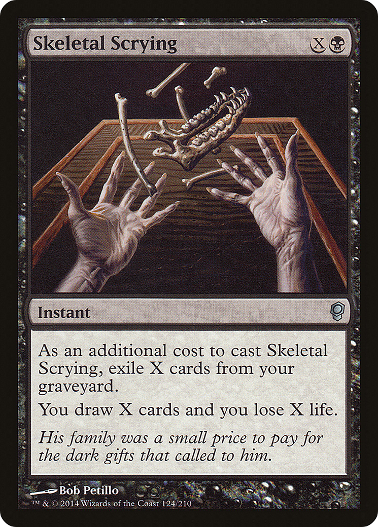 Skeletal Scrying - Foil