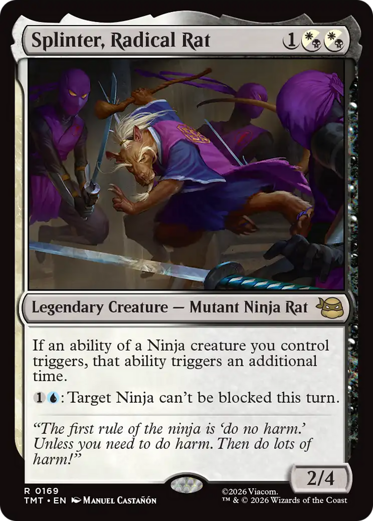 Splinter, Radical Rat (TMT) - Foil