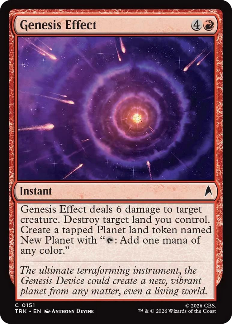 Genesis Effect (TRK) - Foil