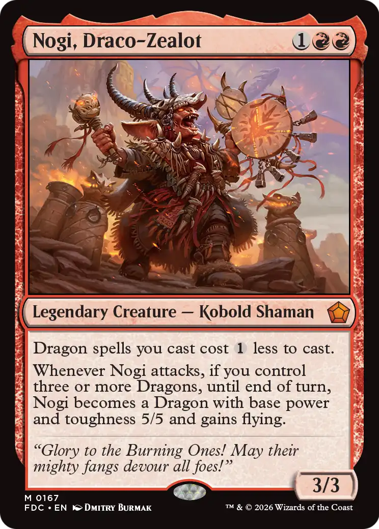 Nogi, Draco-Zealot (FDC)