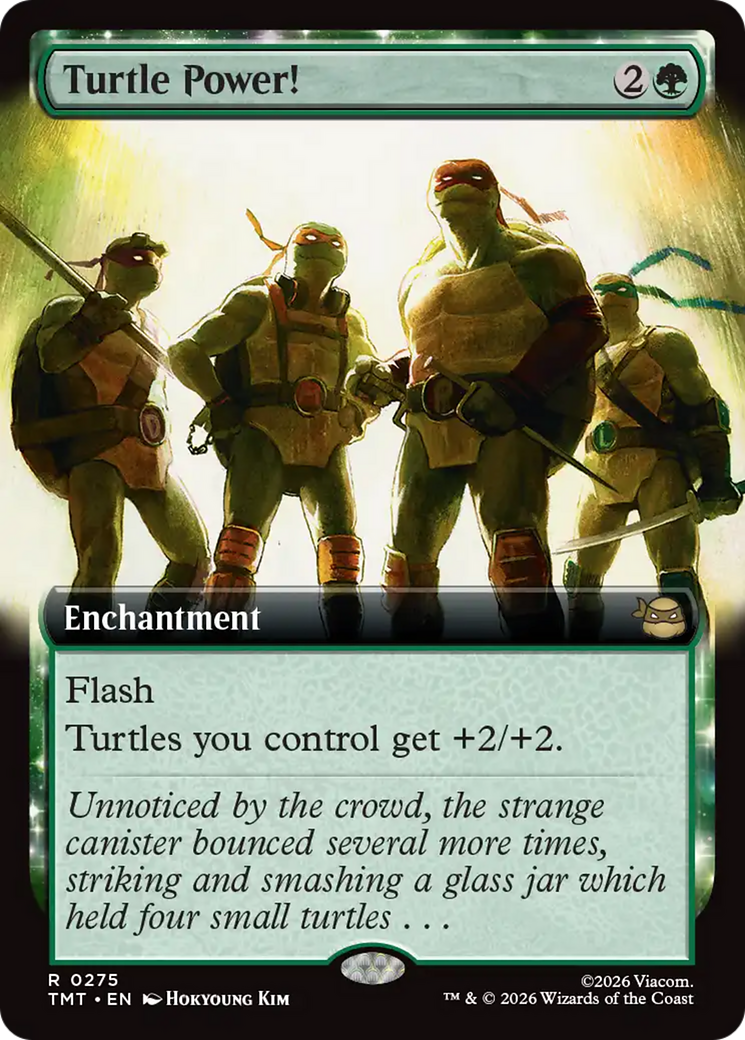Turtle Power! (0275) (Extended Art) (TMT) - Foil