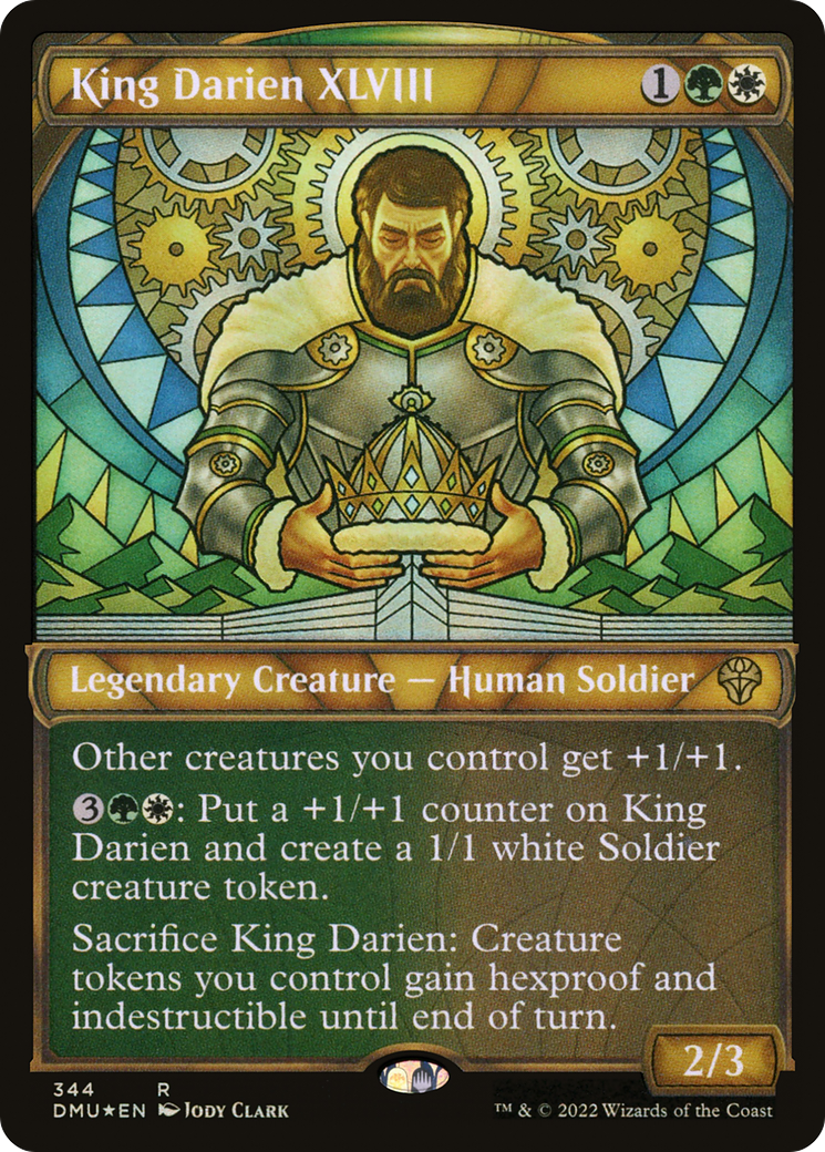 King Darien XLVIII (344) (Showcase) - Textured Foil