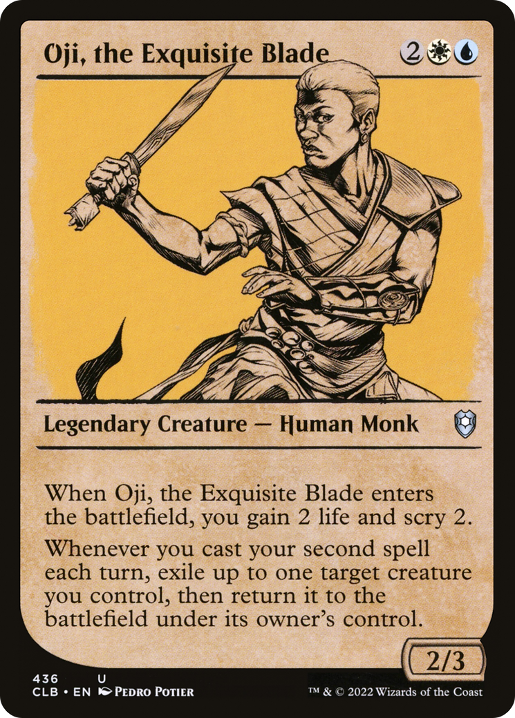 Oji, the Exquisite Blade (436) (Showcase) - Foil